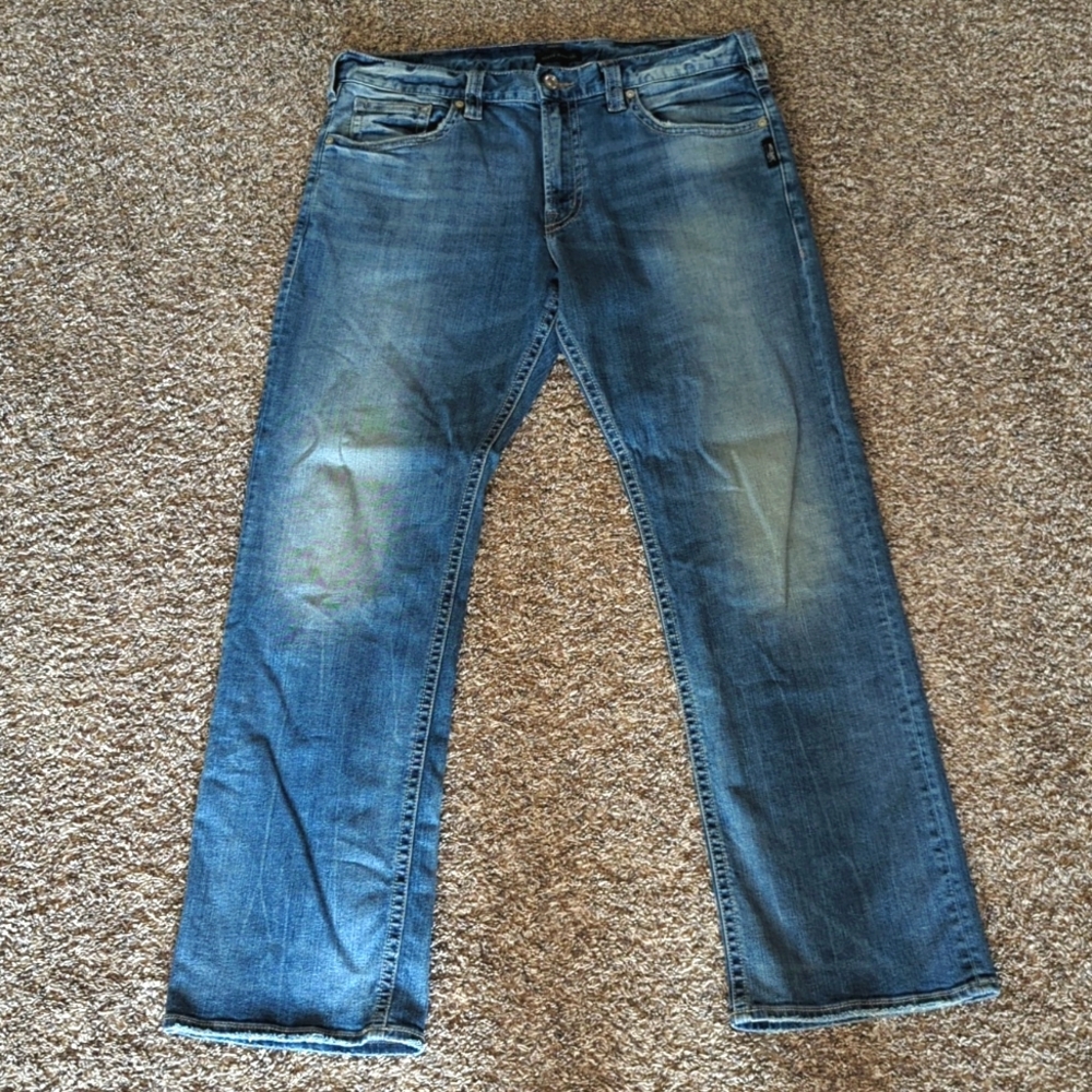 Mens Silver Jeans
